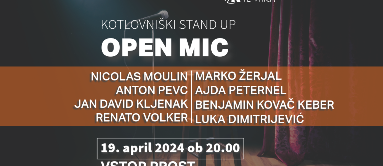 Kotlovniški stand up: Open mic