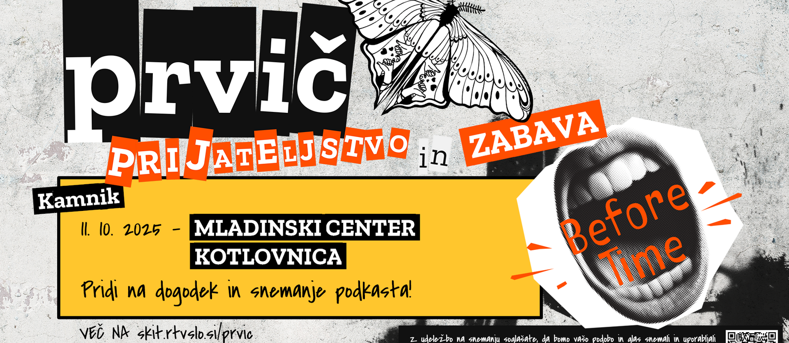Prvič: prijateljstvo in ZABAVA + koncert Before Time