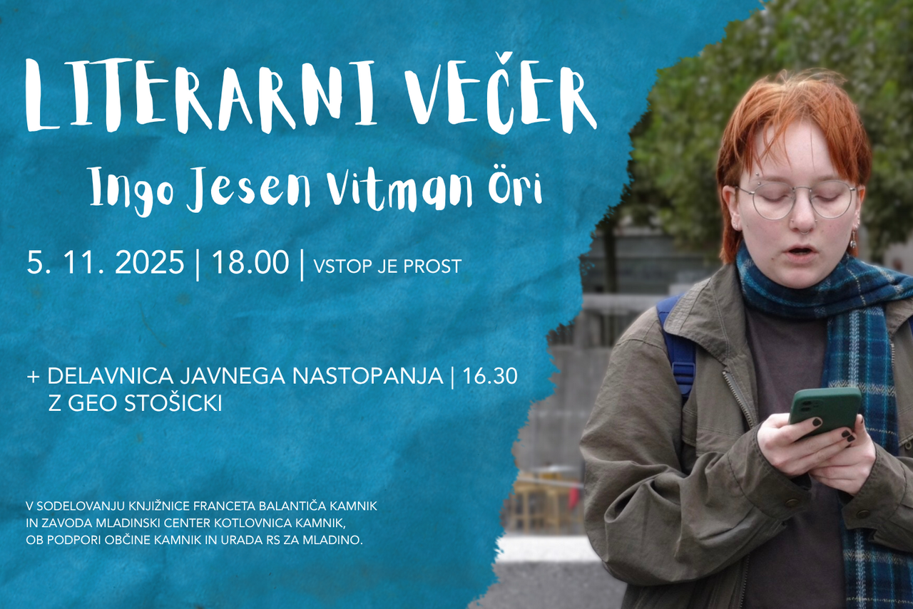 Literarni večer z Ingo Jesen Vitman Öri