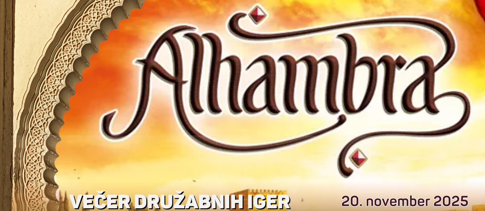Večer družabnih iger: Alhambra