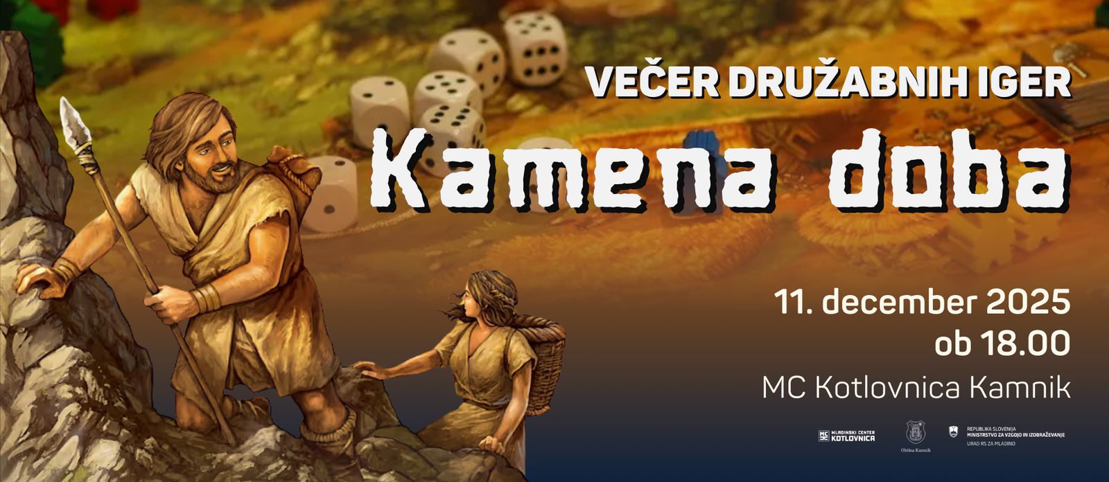 Večer družabnih iger: Kamena doba