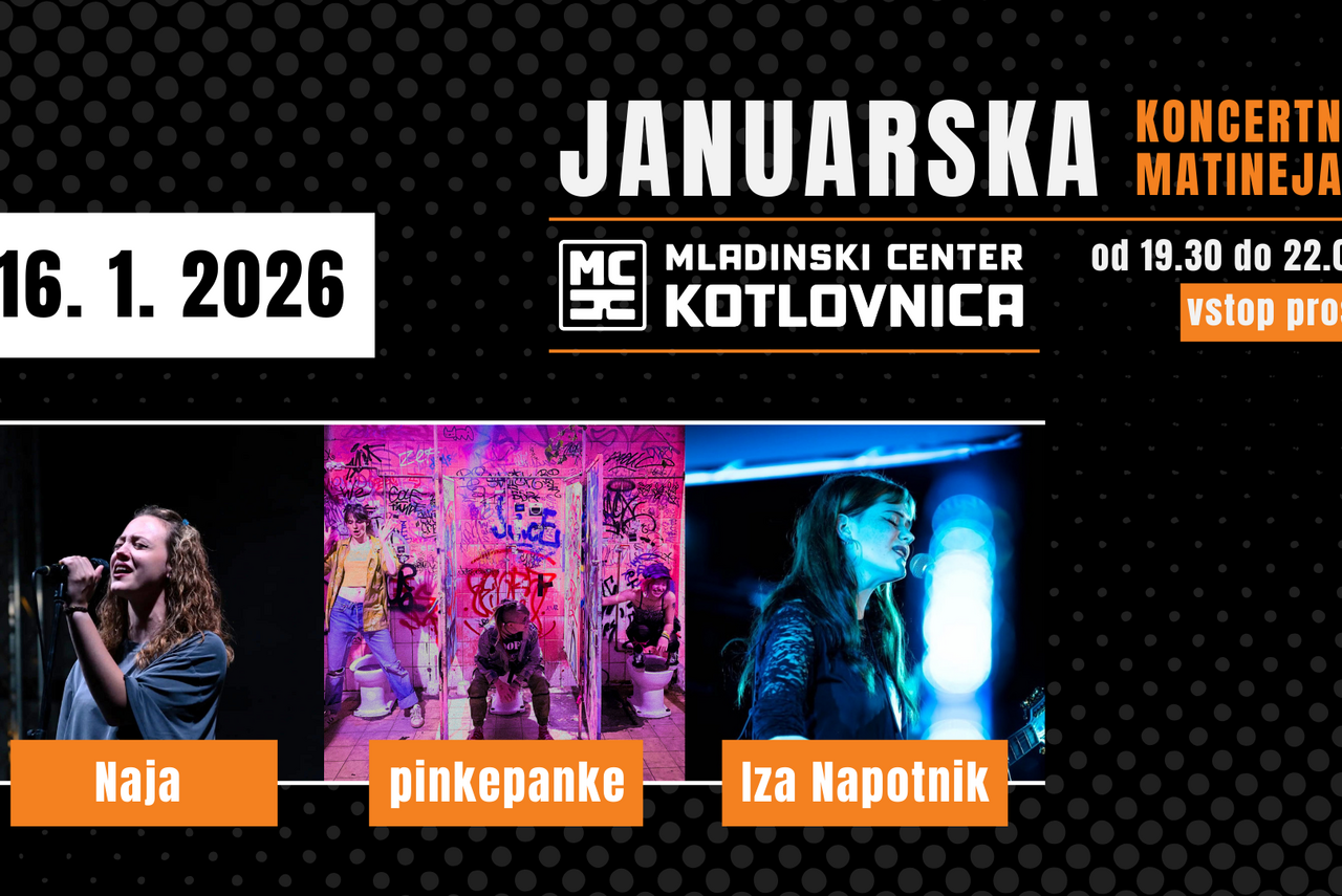 Januarska koncertna matineja: Naja, pinkepanke in Iza Napotnik
