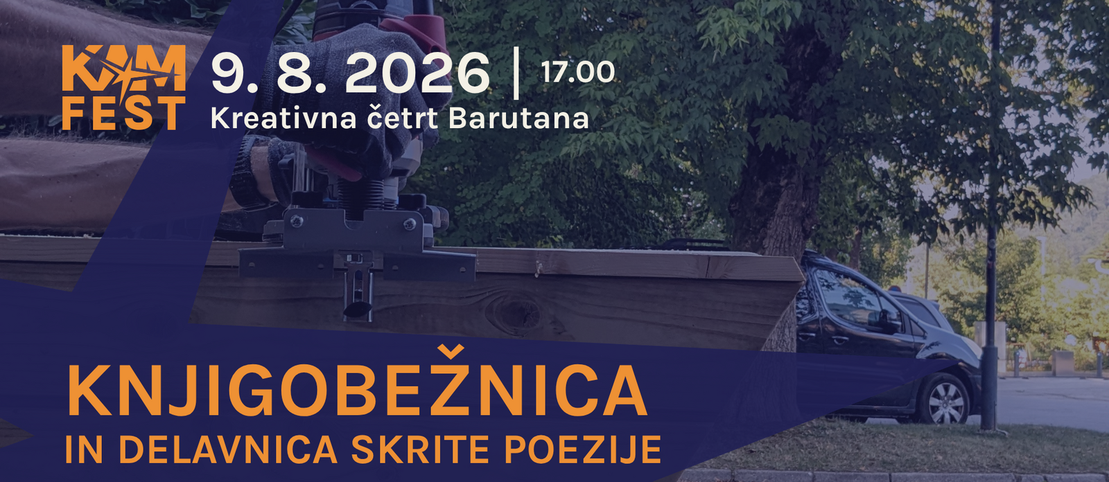 Odprtje barutanske knjigobežnice in delavnica skrite poezije | Kreativna četrt Barutana