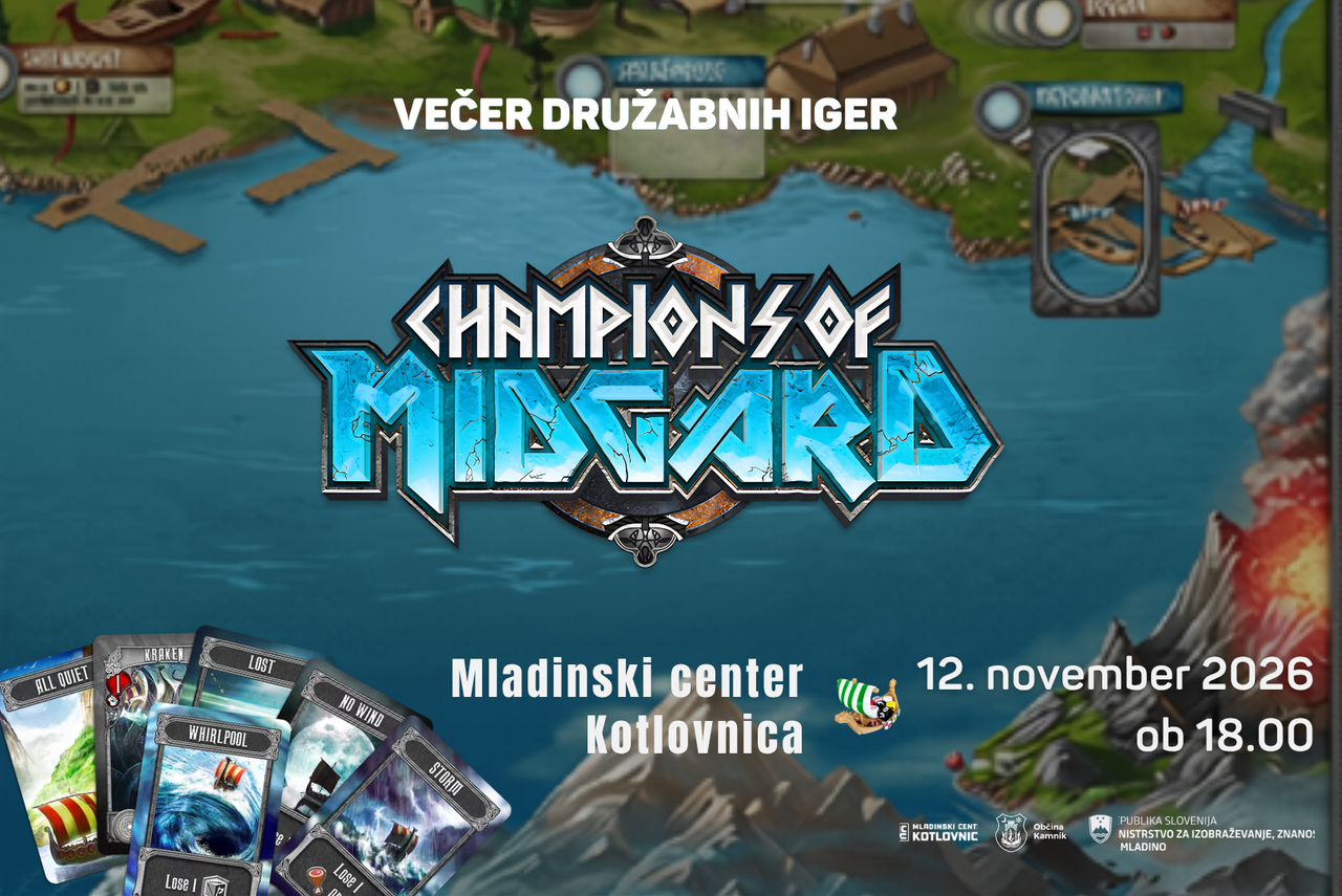 Večer družabnih iger: Champions of Midgard