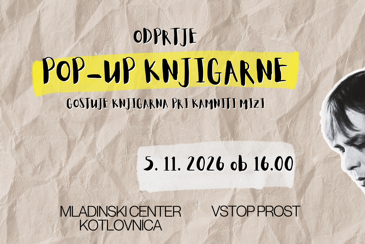 Odprtje pop-up knjigarne