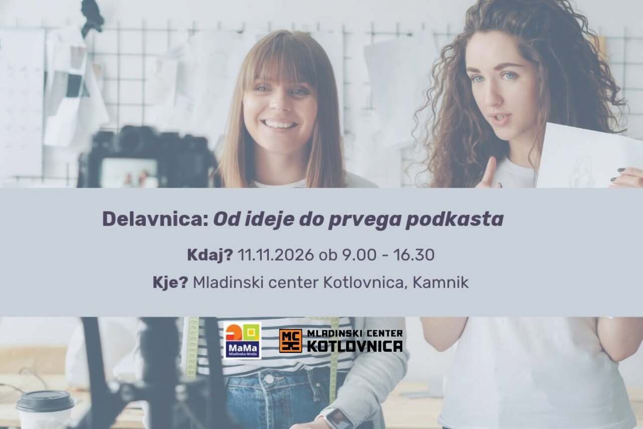 Delavnica podkasta: Od ideje do prvega podkasta