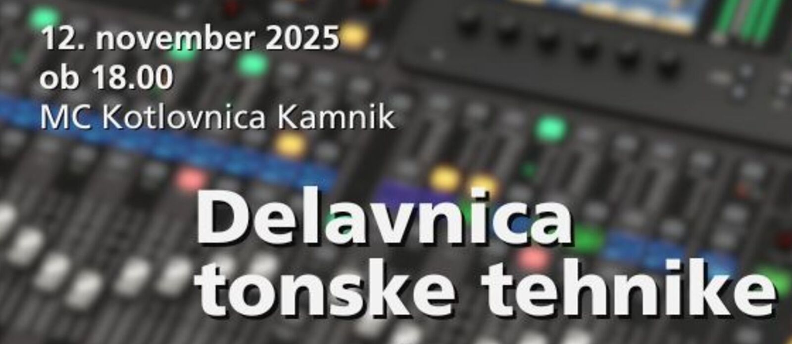 Delavnica tonske tehnike