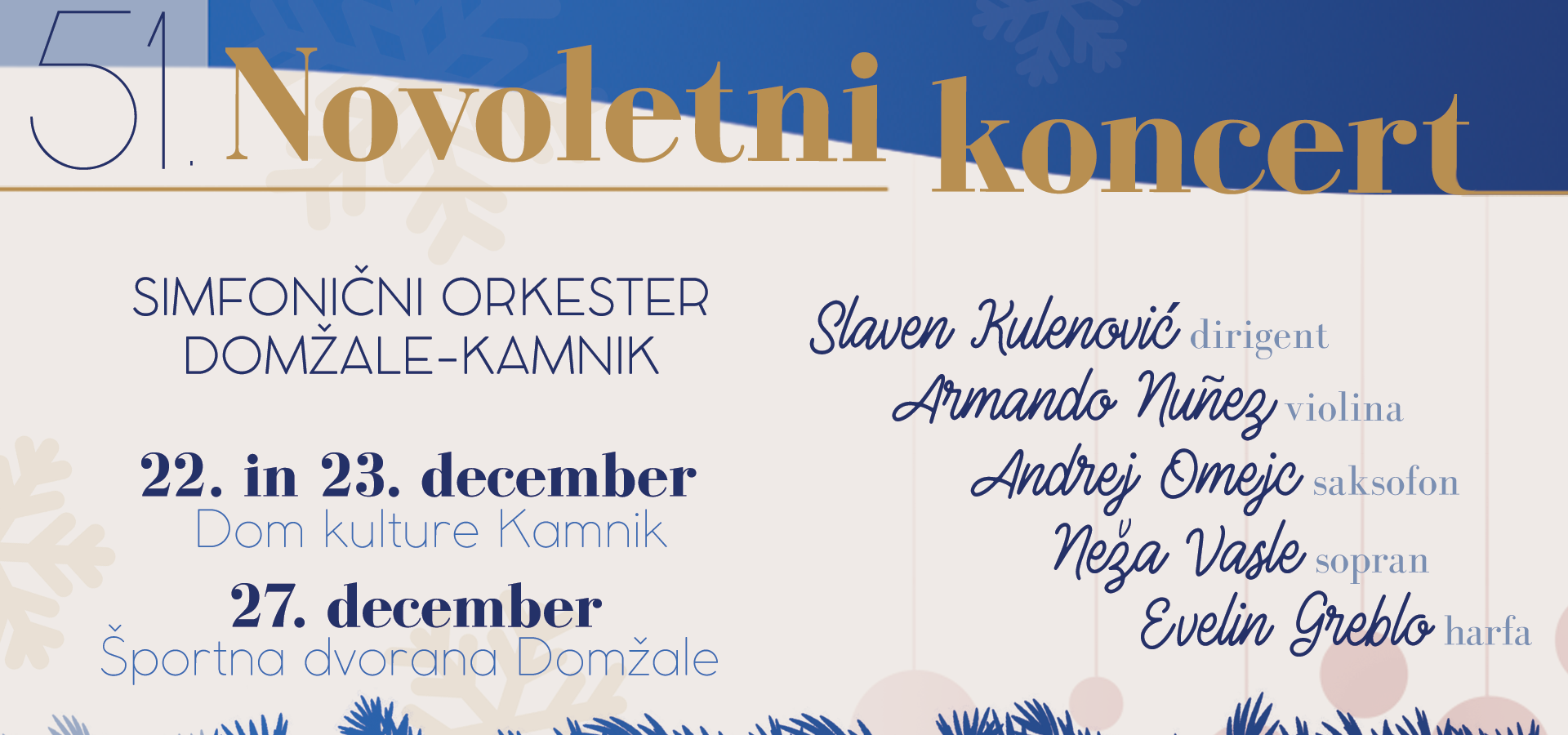 51. Novoletni koncert Simfoničnega orkestra Domžale-Kamnik