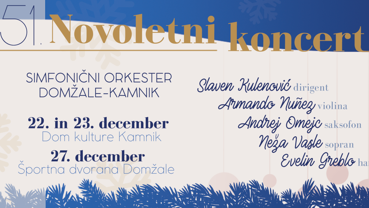 51. Novoletni koncert Simfoničnega orkestra Domžale-Kamnik