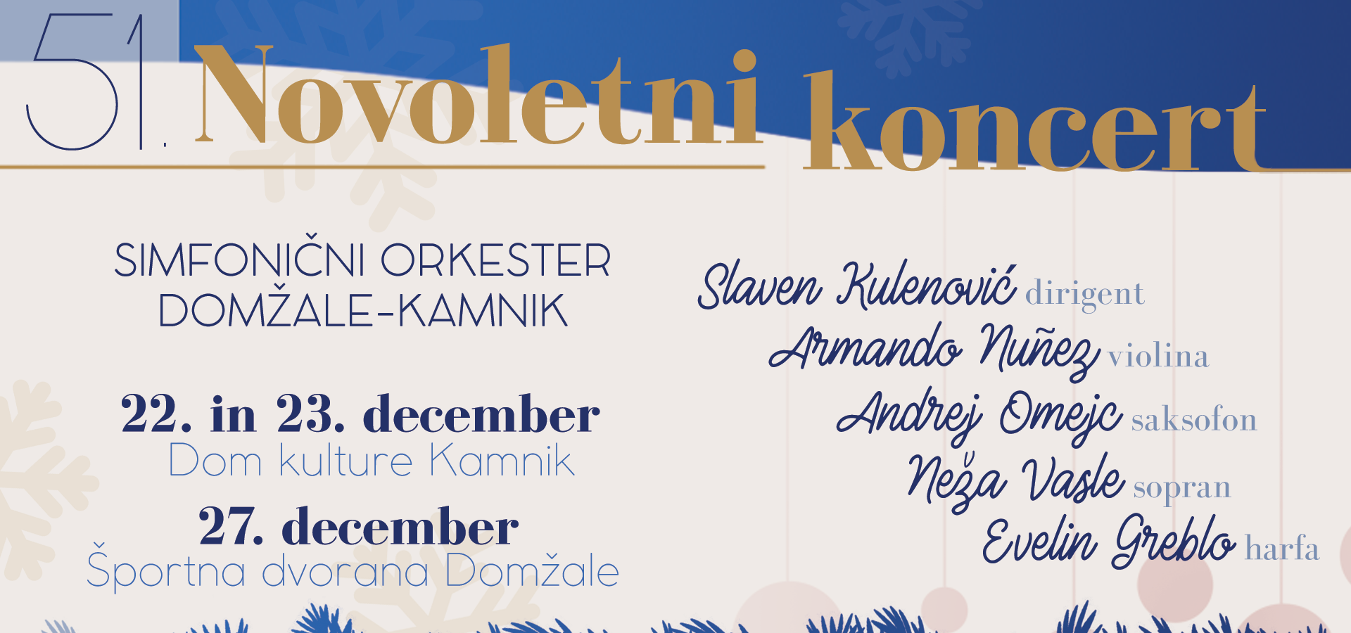 51. Novoletni koncert Simfoničnega orkestra Domžale-Kamnik