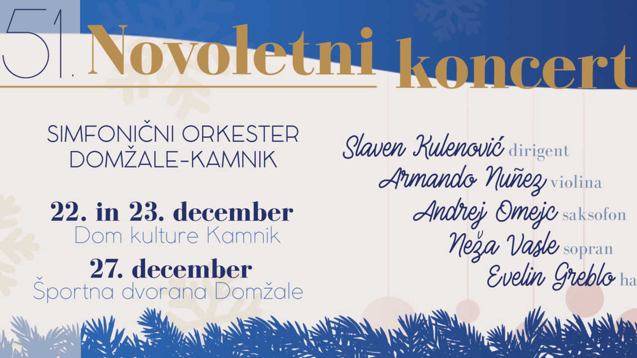 51. Novoletni koncert Simfoničnega orkestra Domžale-Kamnik