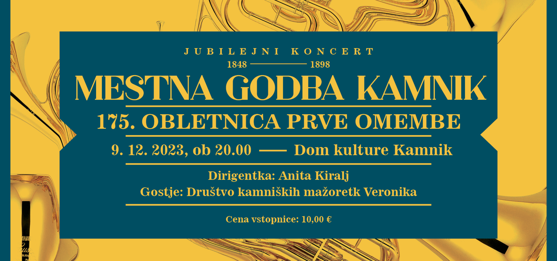Mestna godba Kamnik: 175. obletnica prve omembe / RAZPRODANO