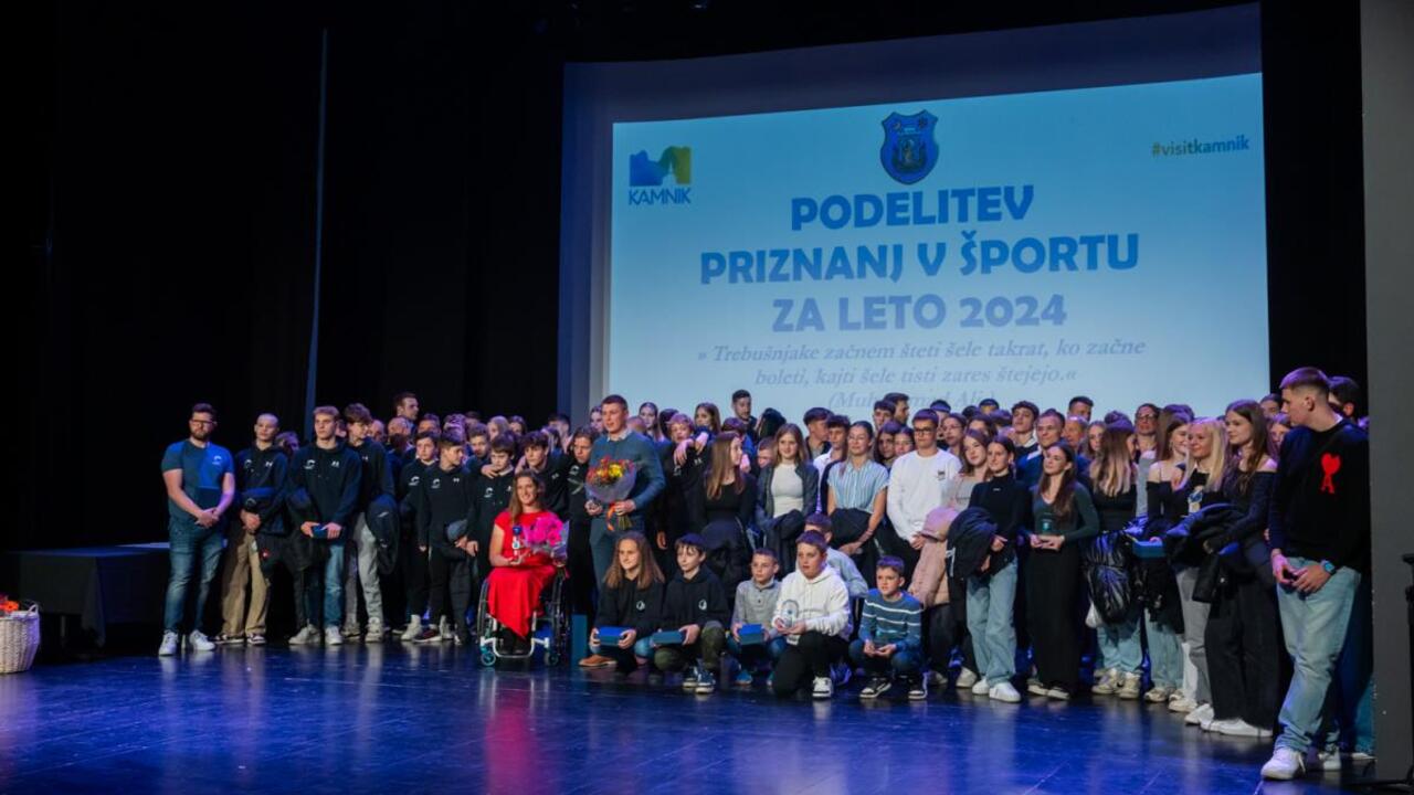 Podeljena priznanja v športu za leto 2024 - video