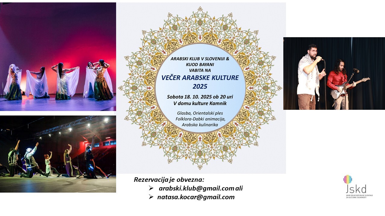 Arabski kulturni večer 2025