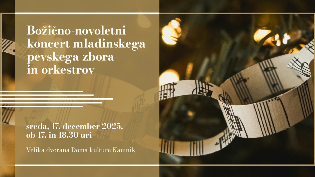 Božično-novoletni koncert mladinskega pevskega zbora in orkestrov