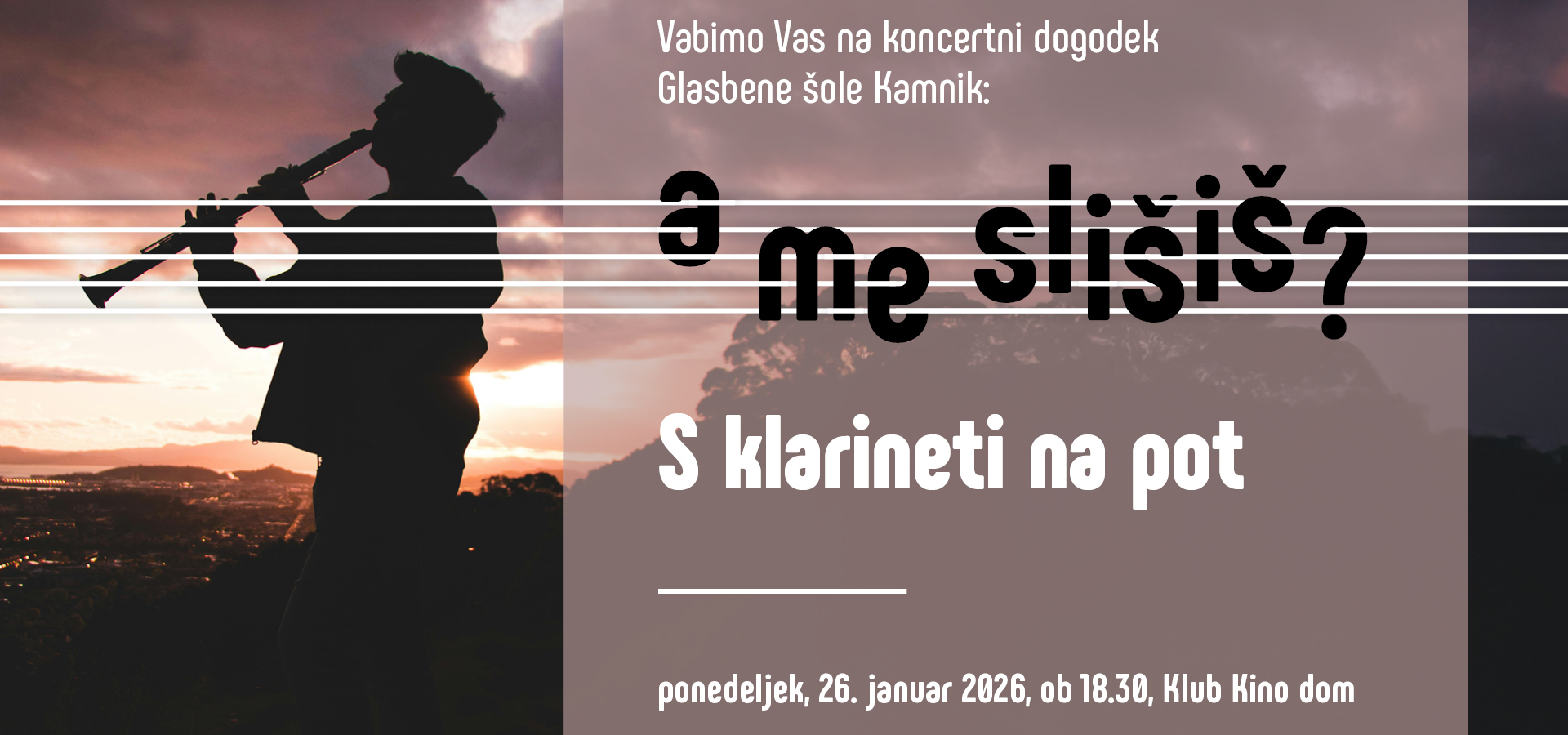 A me slišiš? - S klarineti na pot