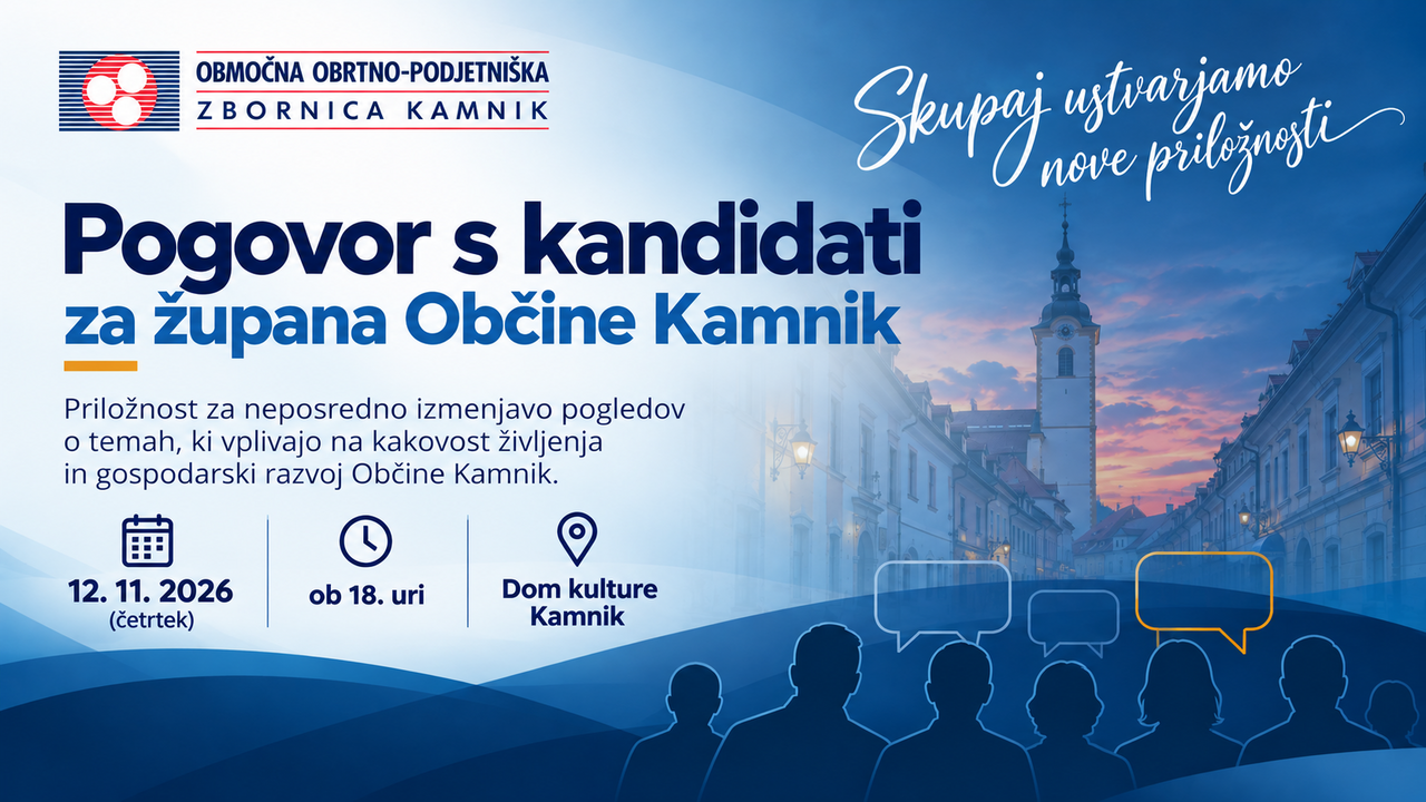 KAMNIK 2026 | POGOVOR S KANDIDATI ZA ŽUPANA OBČINE KAMNIK