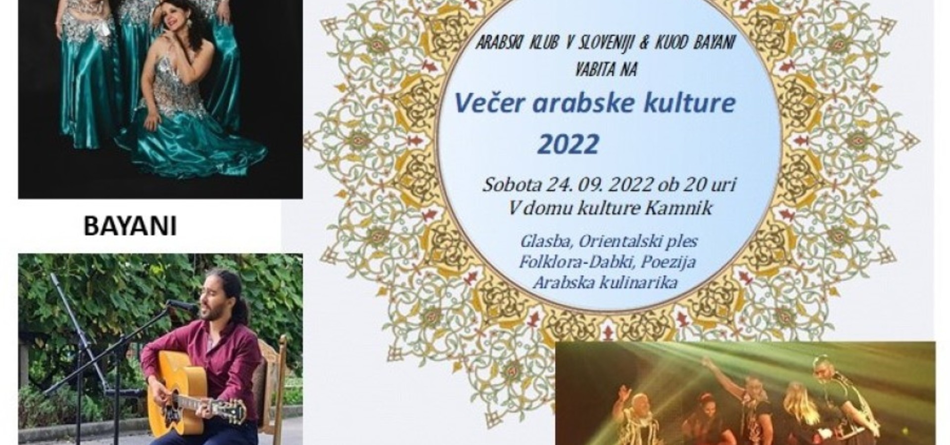 Večer arabske kulture 2022