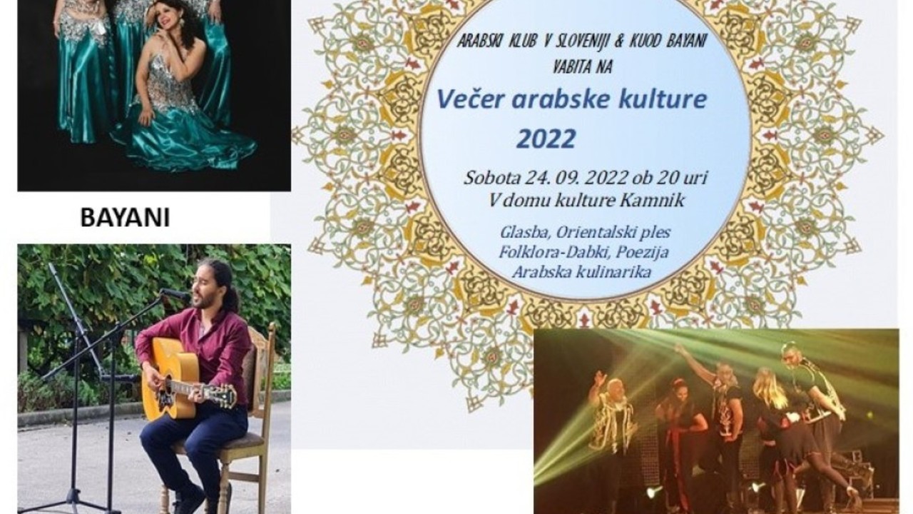 Večer arabske kulture 2022