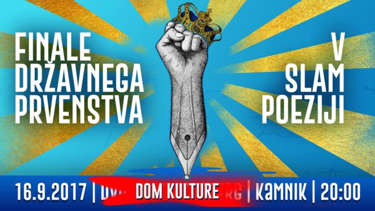 Finale 2. državnega prvenstva v slam poeziji