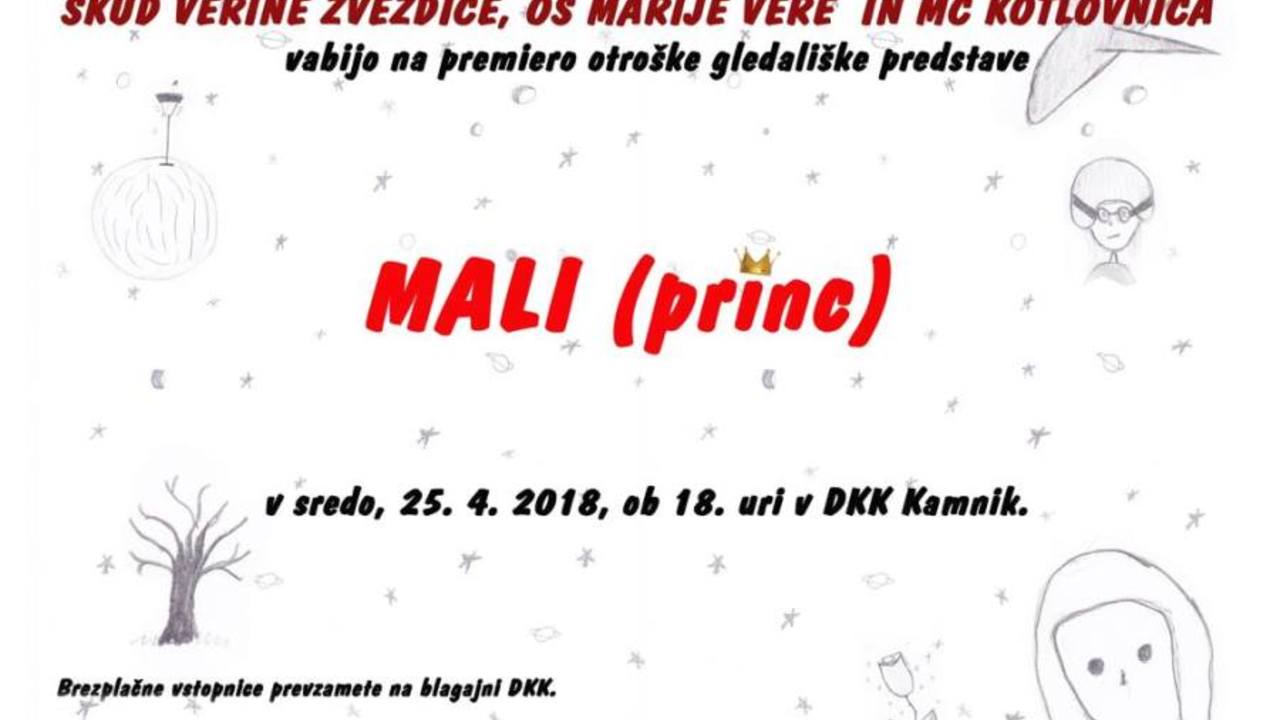 ŠKUD Verine zvezdice: MALI (princ) - RAZPRODANO