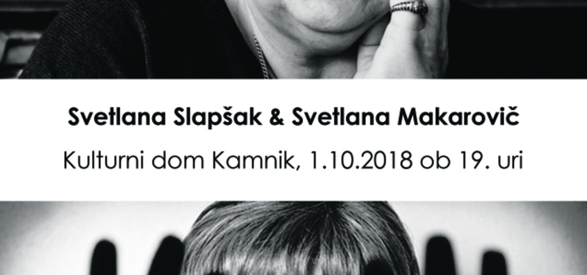 Pogovorni večer z Noahom Charneyem: Svetlana Slapšak in Svetlana Makarovič