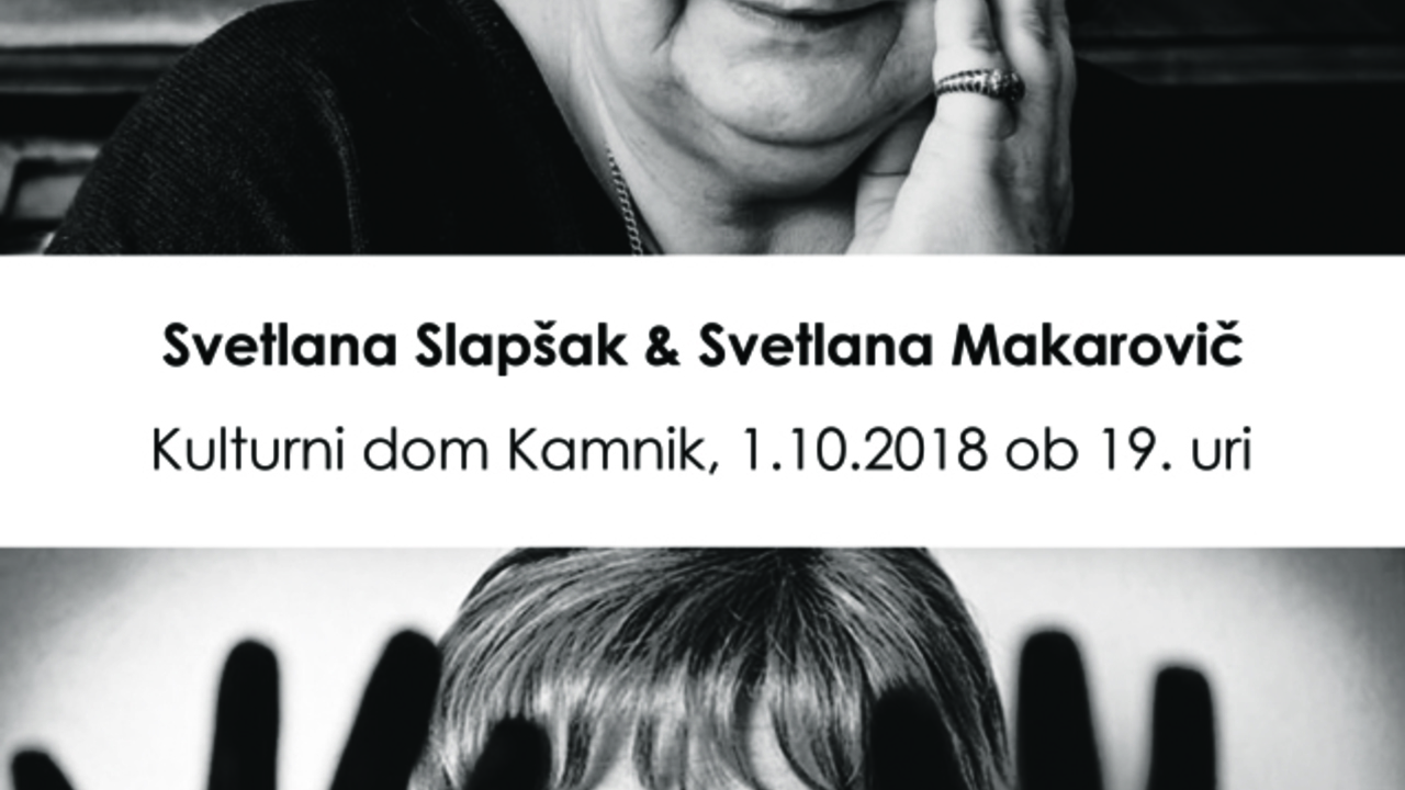Pogovorni večer z Noahom Charneyem: Svetlana Slapšak in Svetlana Makarovič