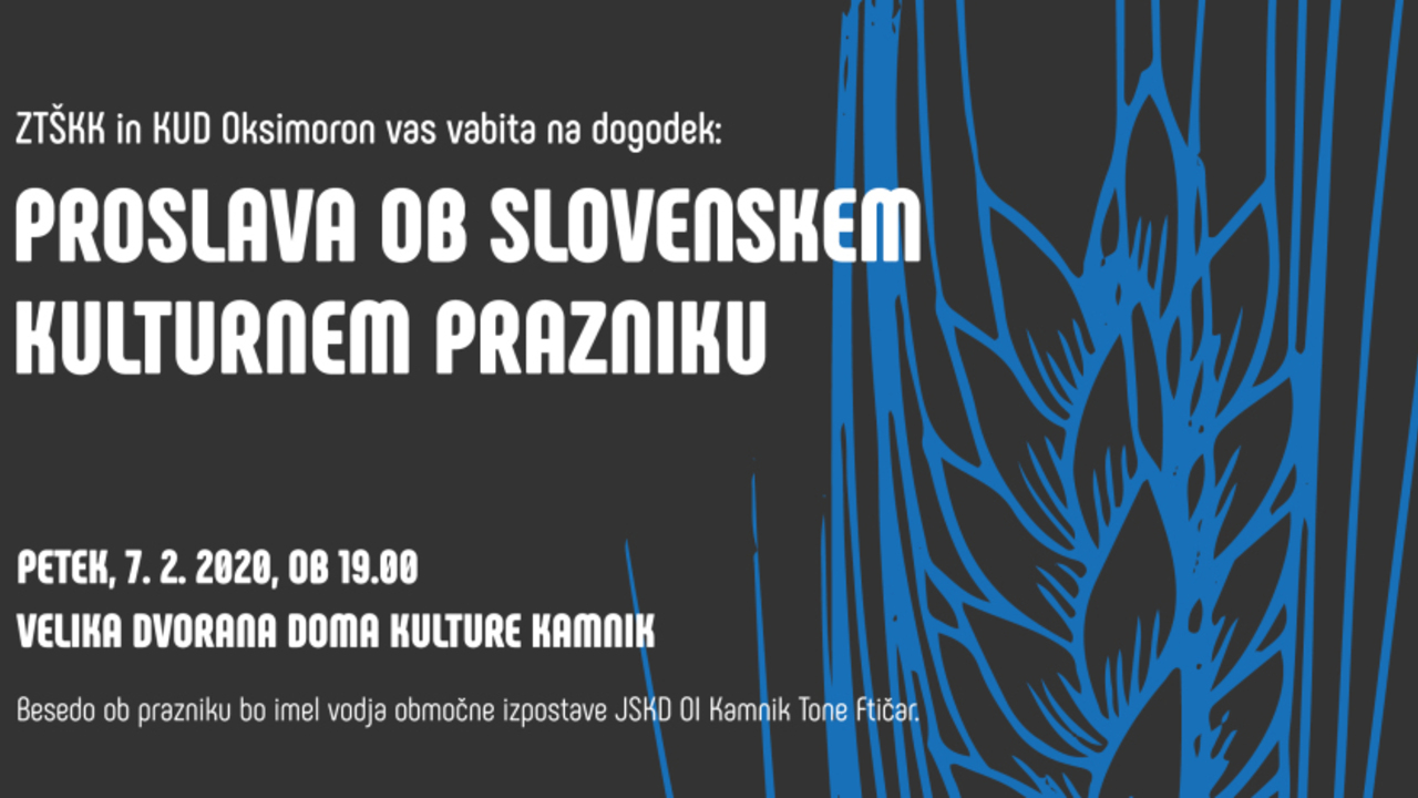 Proslava ob slovenskem kulturnem prazniku.