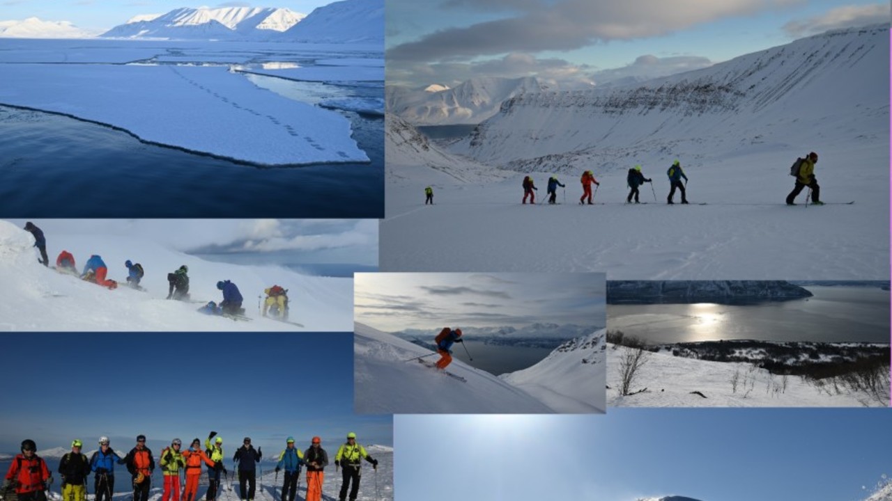 Vandranje in turno smučanje po Svalbardih in Lyngenskih Alpah na Norveškem, predavanje