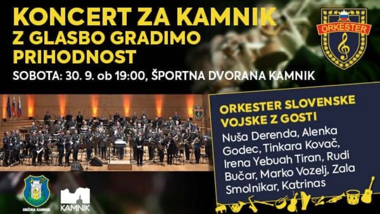 KONCERT ZA KAMNIK: Z glasbo gradimo prihodnost