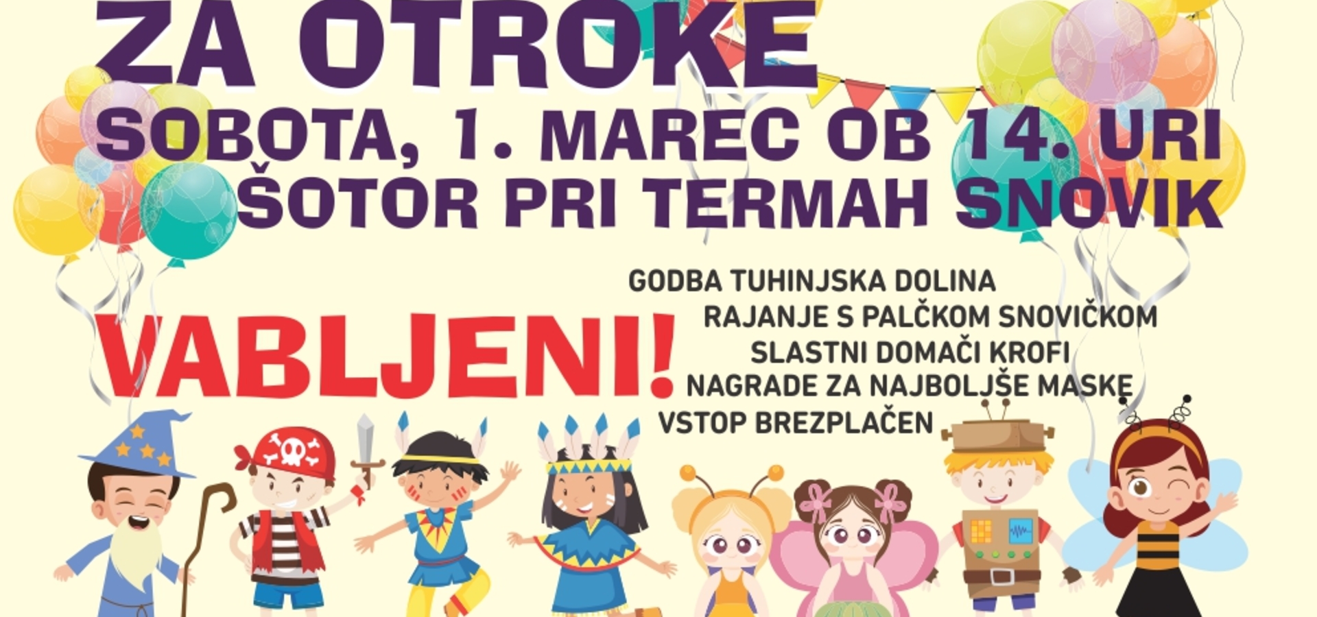 Pustno rajanje za otroke