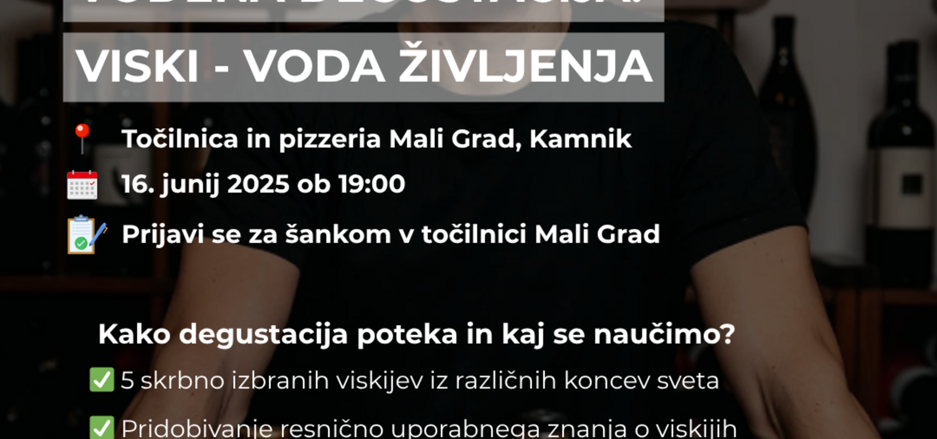 Vodena degustacija: Viski - voda življenja