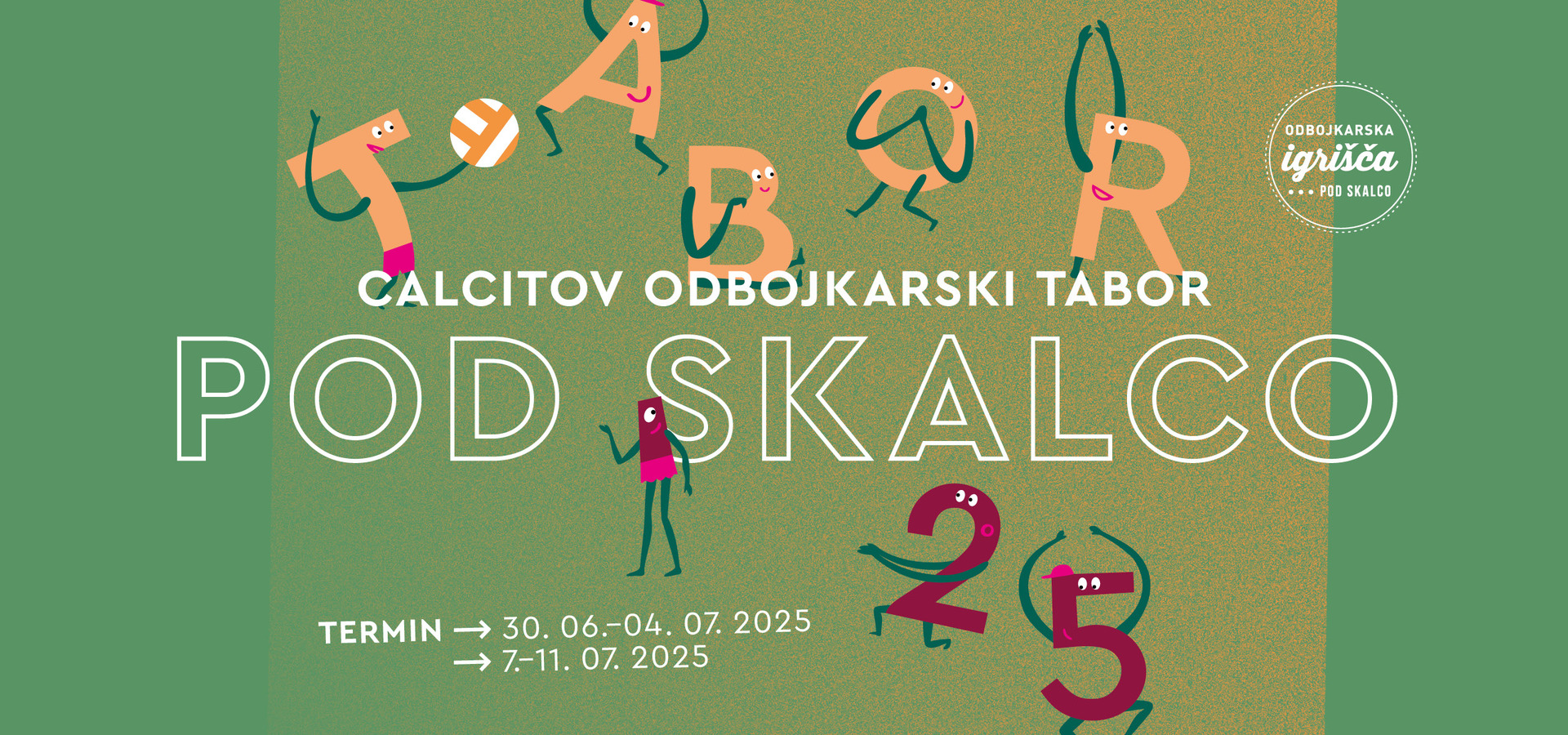 Calcitov odbojkarski tabor pod Skalco