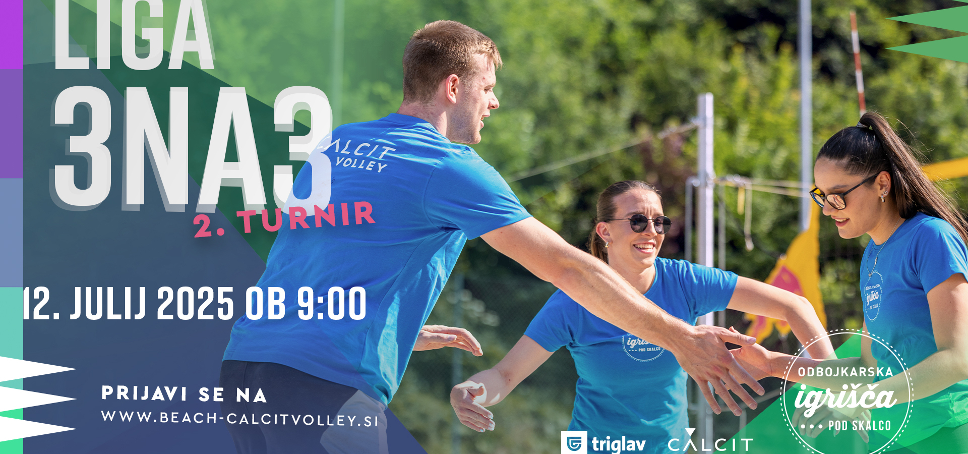Kamniška »LIGA 3na3« v odbojki na mivki