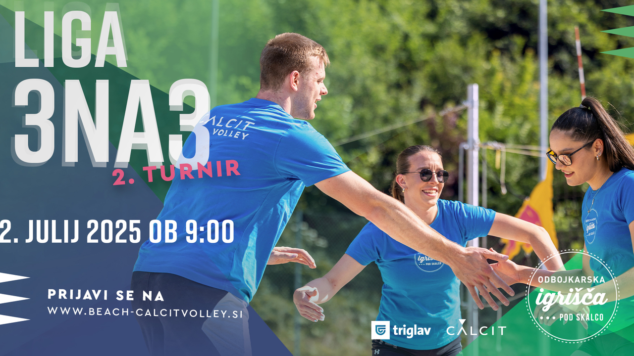 Kamniška »LIGA 3na3« v odbojki na mivki