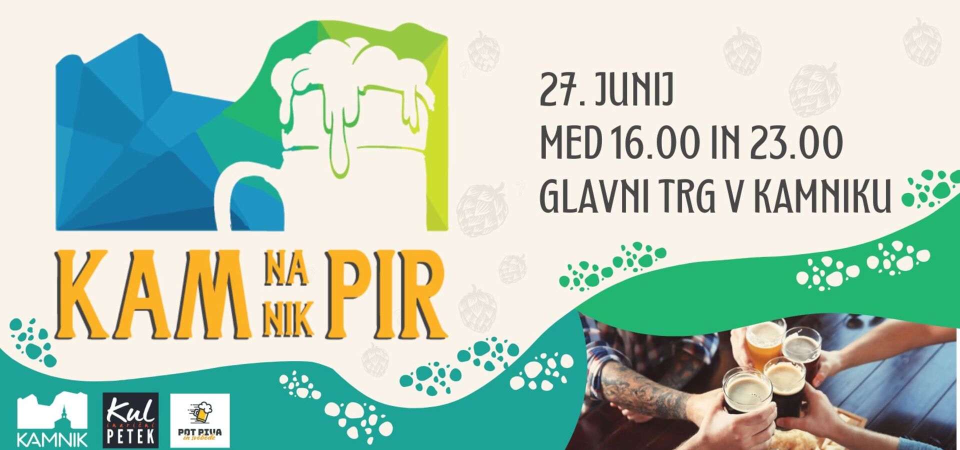 Prvi KUL petek v znamenju pivovarskega festivala KAMnaPIR