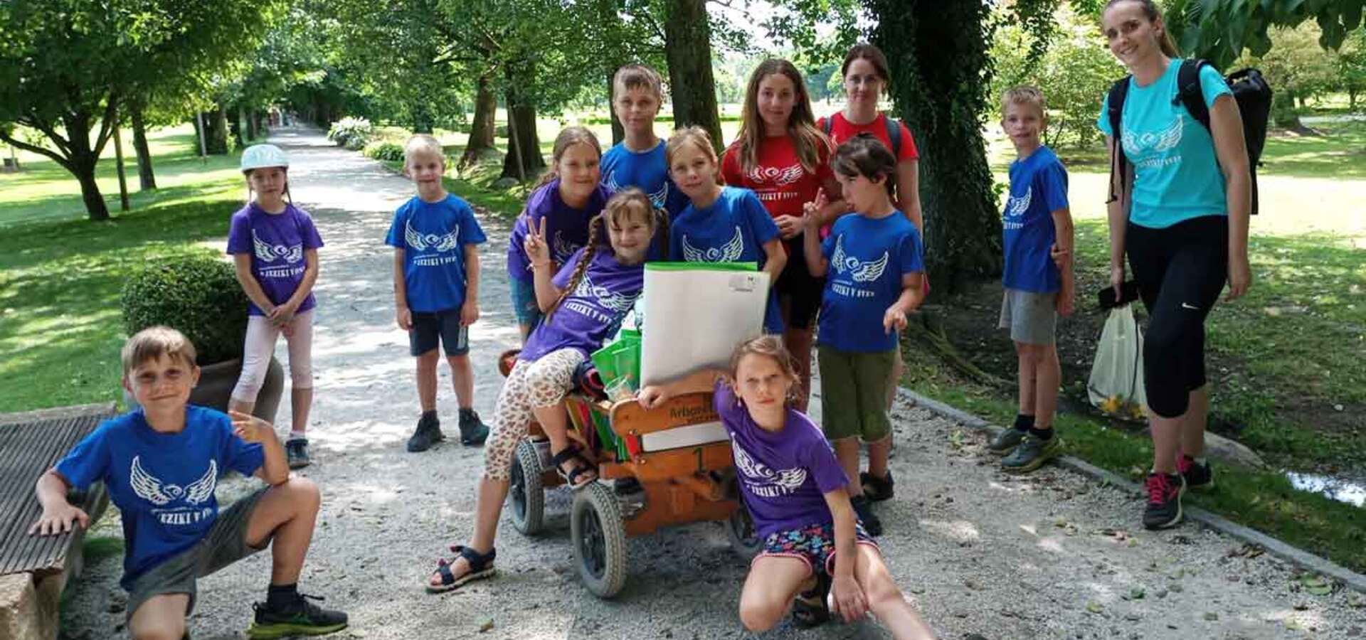 Poletni jezikovni tabor v Arboretumu Volčji Potok