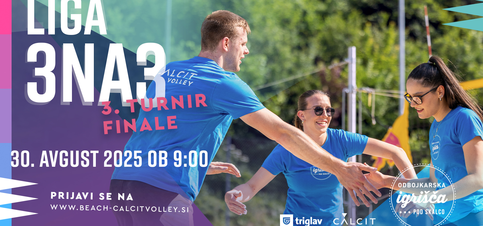 Kamniška »LIGA 3na3« v odbojki na mivki
