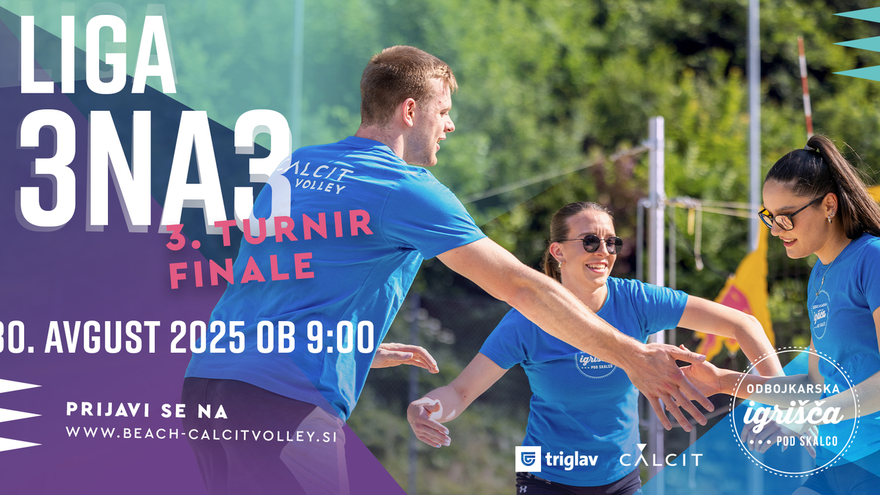 Kamniška »LIGA 3na3« v odbojki na mivki