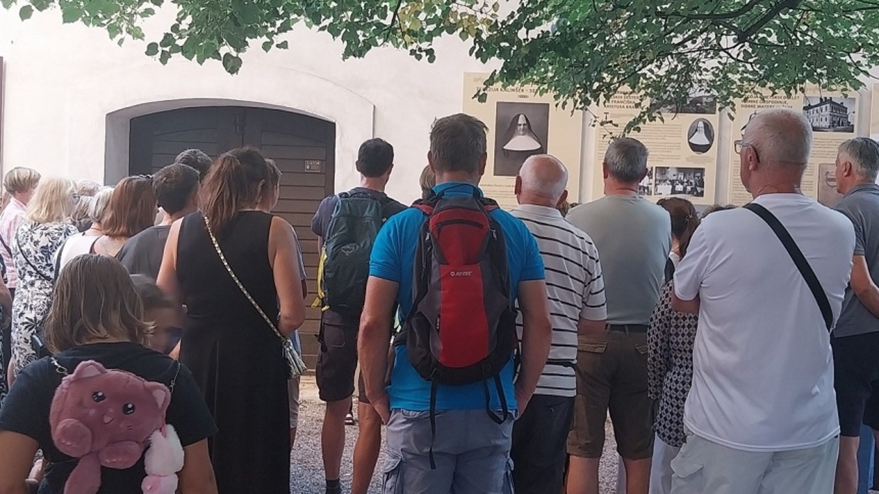 Zadnje javno vodstvo po razstavah  VESELO V  KAMNIK  in FELICITA KALINŠEK