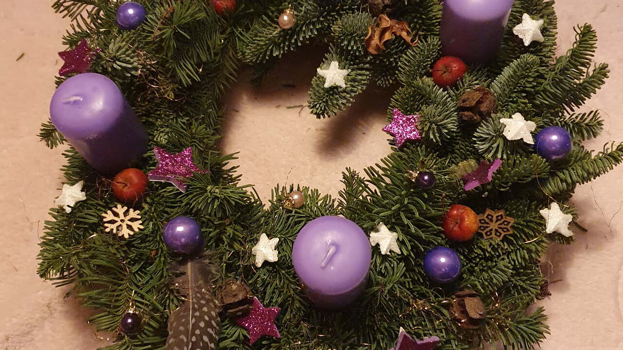 Izdelava adventnih venčkov