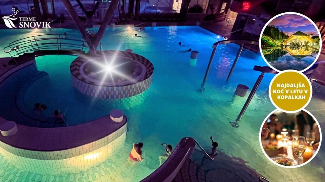 Silvestrovanje v kopalkah v Termah Snovik 