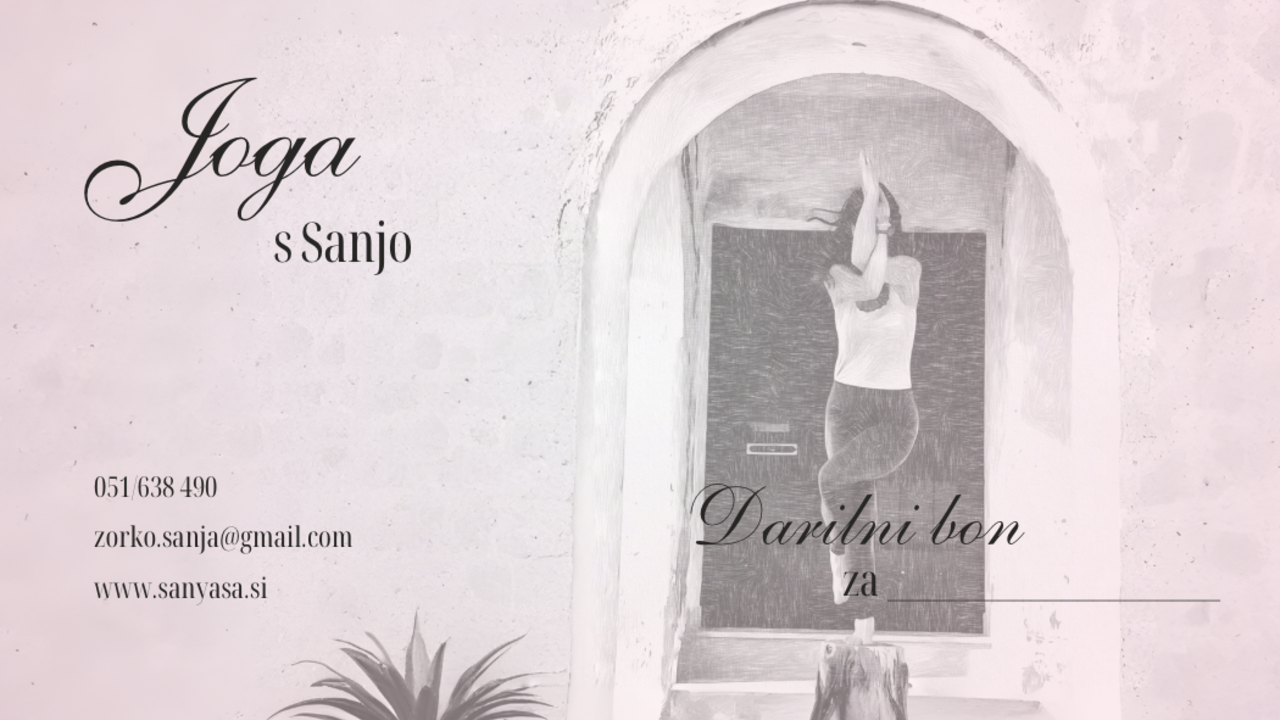 Joga s Sanjo - Mekinjski samostan, po-sr: 19.00-20.00