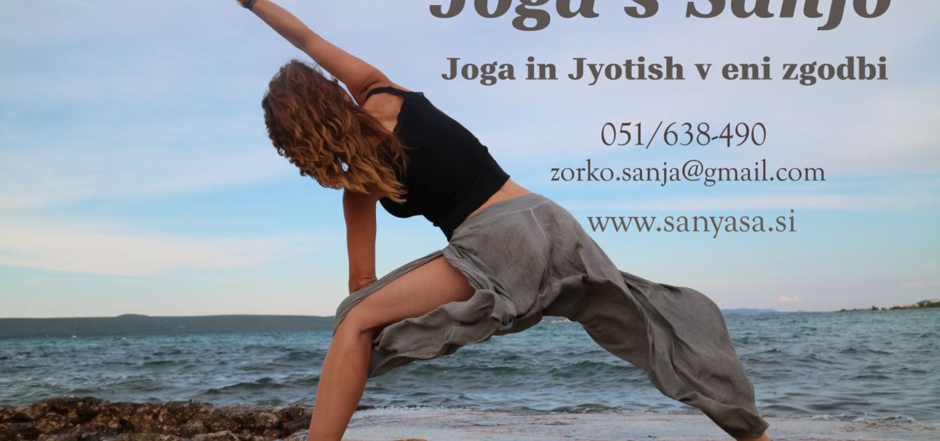 Joga s Sanjo - joga in jyotish v eni zgodbi, Mekinjski samostan, po-sr: 19:00-20:00