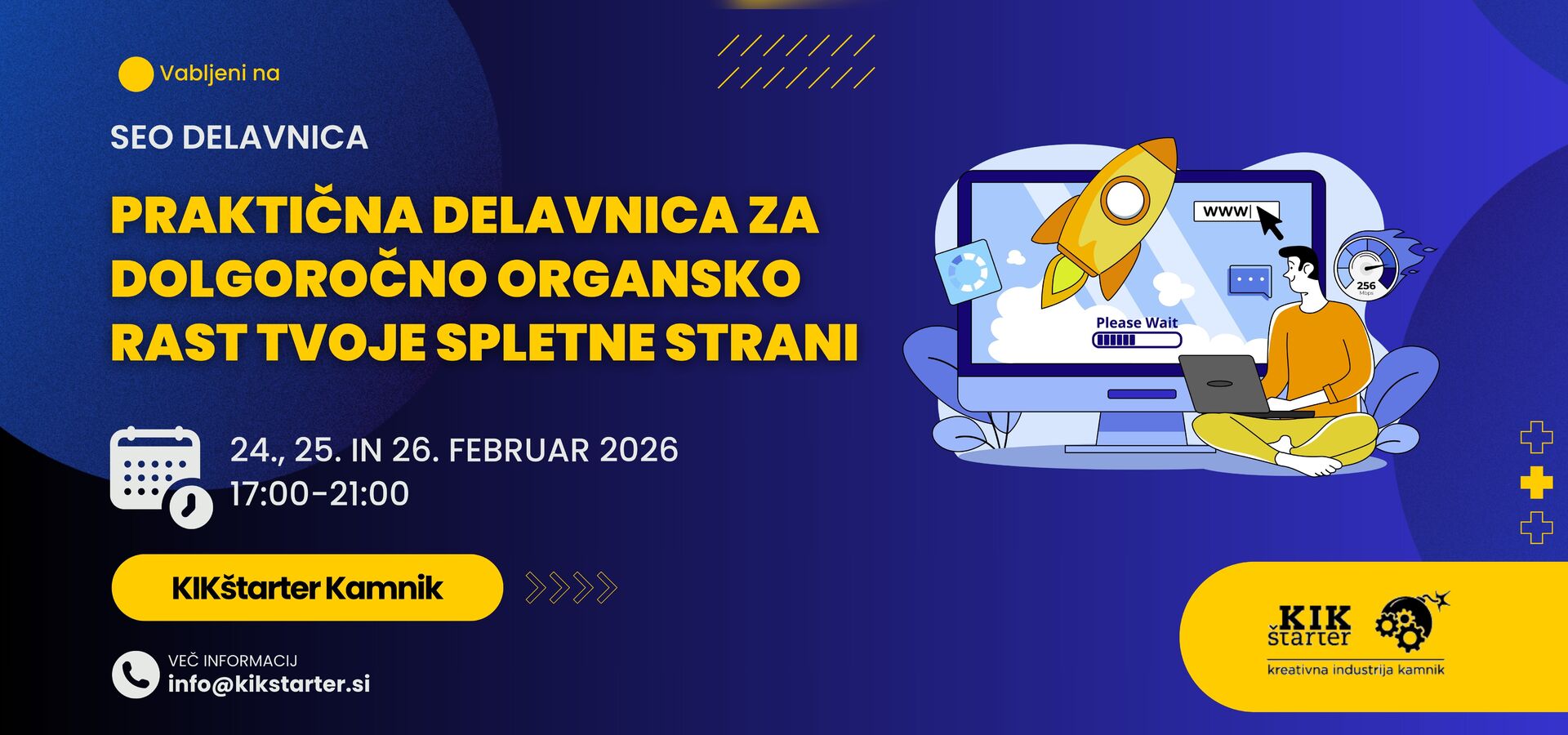 Delavnica: SEO delavnica za tvojo spletno stran
