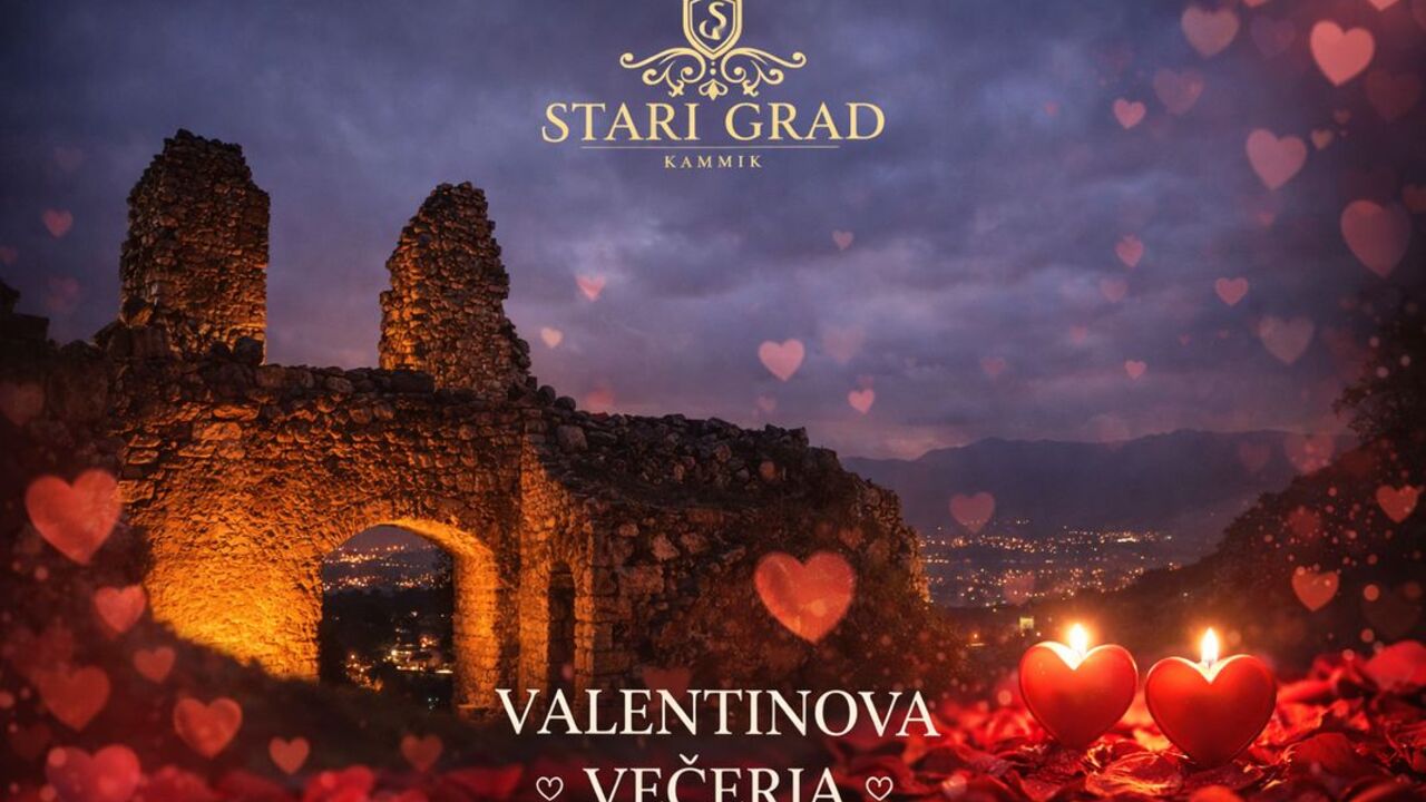Valentinova večerja na Starem Gradu nad Kamnikom x Masterchef Domen Beribak