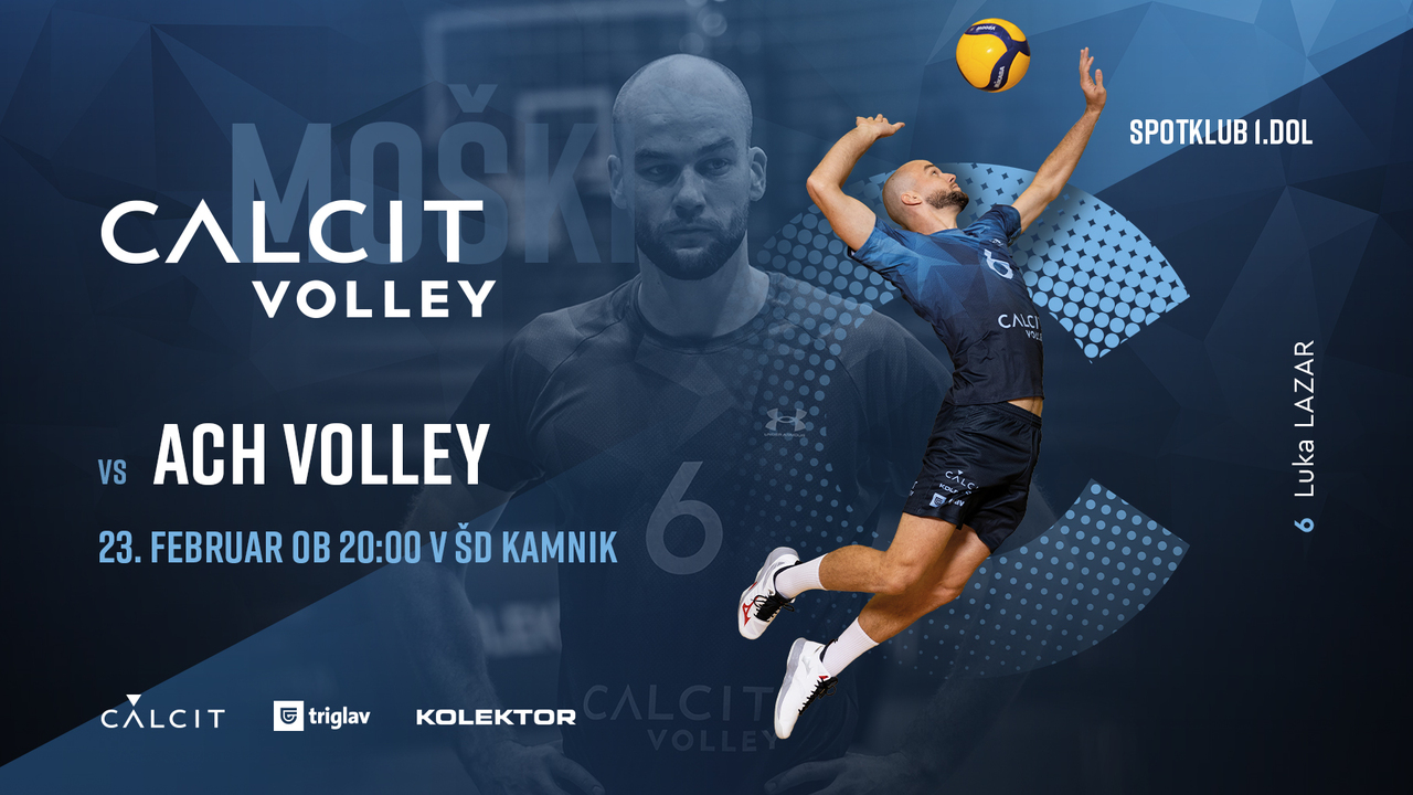 Calcit Volley vs ACH Volley Ljubljana