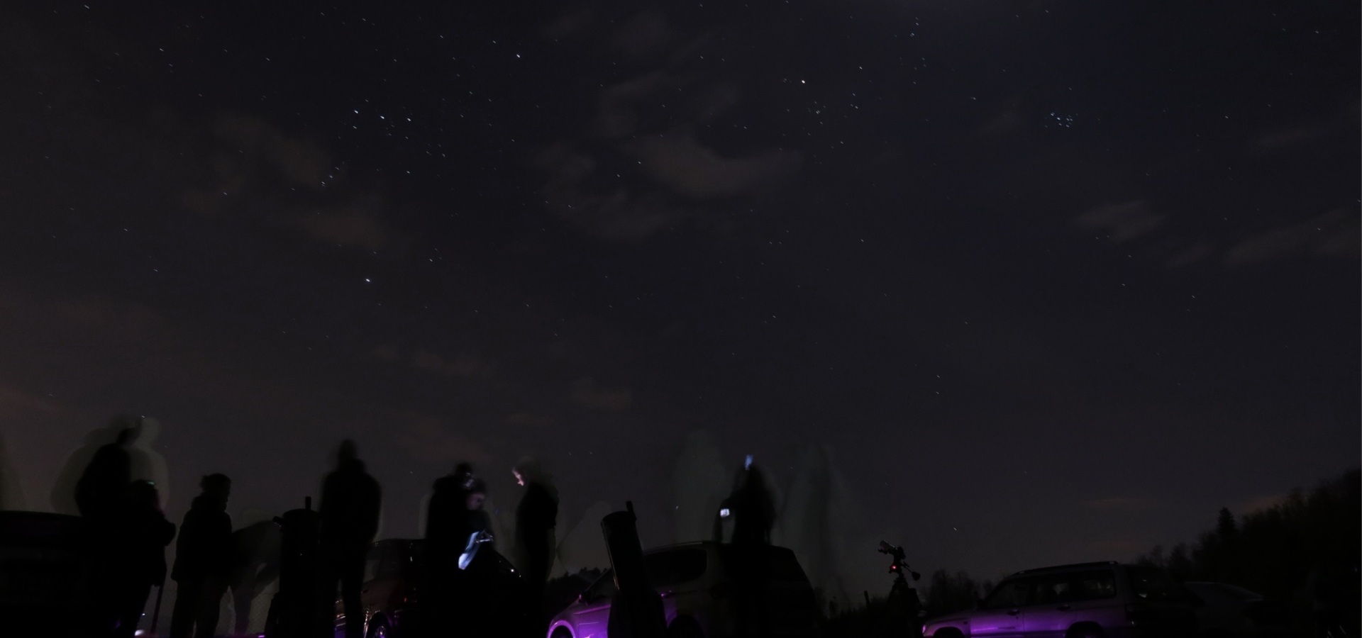 Javno astronomsko opazovanje Lune, Jupitra in Venere ter nekaterih pomladnih meglic, galaksij