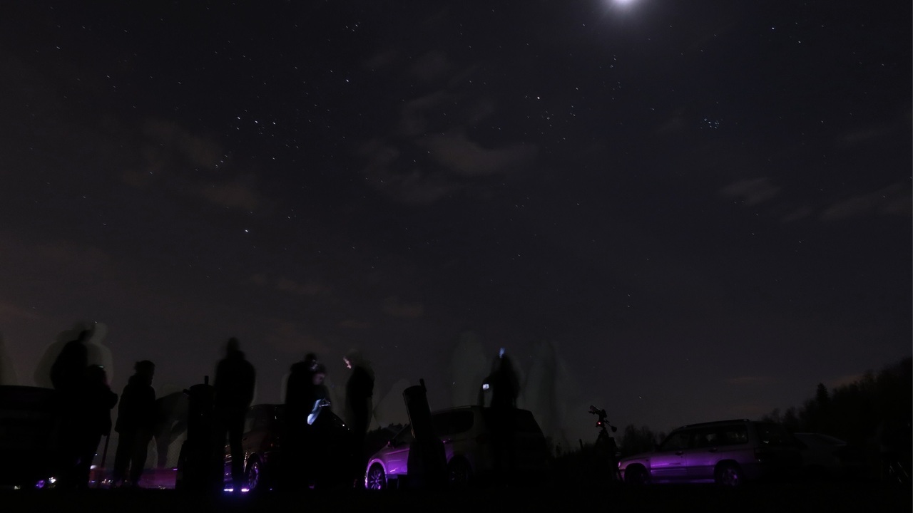 Javno astronomsko opazovanje Lune, Jupitra in Venere ter nekaterih pomladnih meglic, galaksij