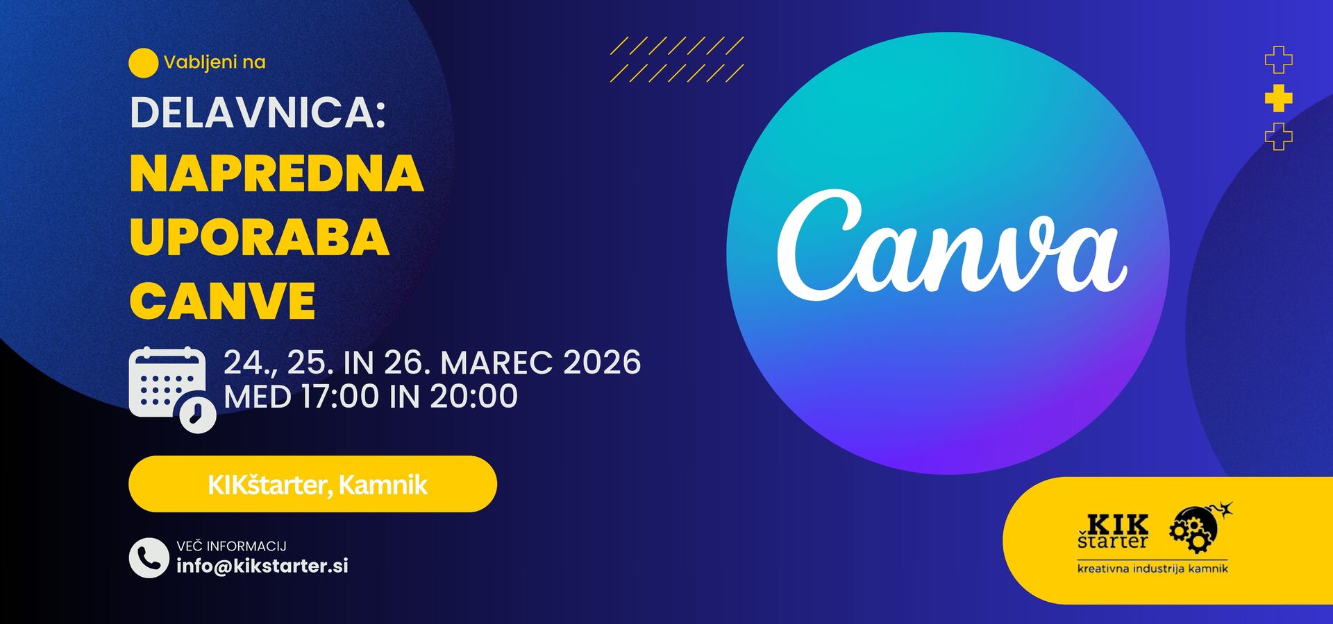 Delavnica: Napredna uporaba Canve